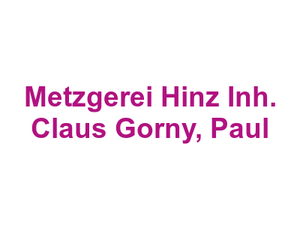 Metzgerei Hinz Inh. Claus Gorny, Paul Logo