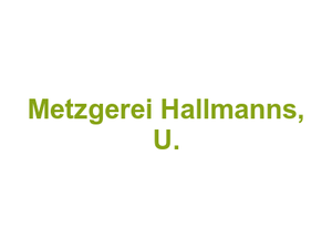 Metzgerei Hallmanns, U. Logo
