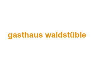 gasthaus waldstüble Logo