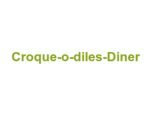Croque-o-diles-Diner Logo
