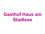 Gasthof Haus am Stadtsee Logo