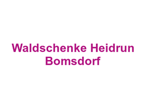 Waldschenke Heidrun Bomsdorf Logo