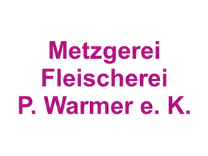 Metzgerei Fleischerei P. Warmer e. K. Logo