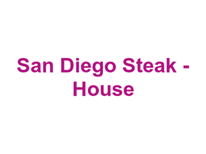 San Diego Steak - House Logo