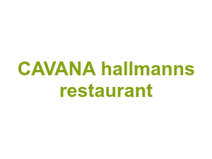 CAVANA hallmanns restaurant Logo