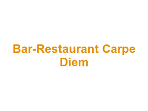 Bar-Restaurant Carpe Diem Logo