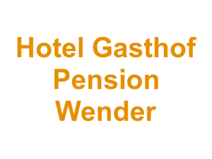 Hotel Gasthof Pension Wender Logo