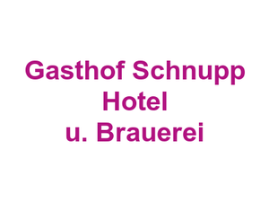 Gasthof Schnupp Hotel u. Brauerei Logo