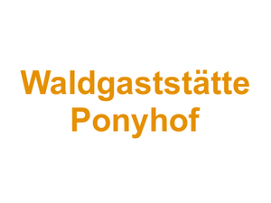 Waldgaststätte Ponyhof Logo