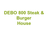 DEBO 800 Steak & Burger House Logo