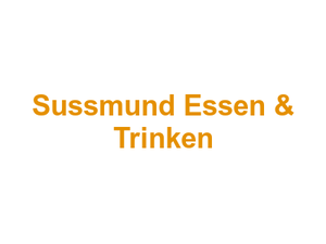 Sussmund Essen & Trinken Logo