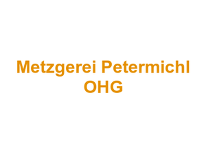 Metzgerei Petermichl OHG Logo