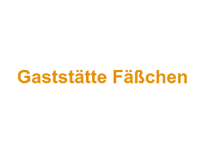 Gaststätte Fäßchen Logo