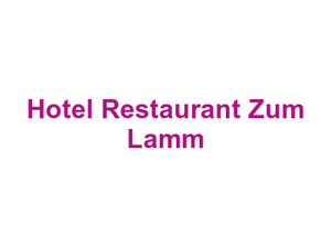 Hotel Restaurant Zum Lamm Logo