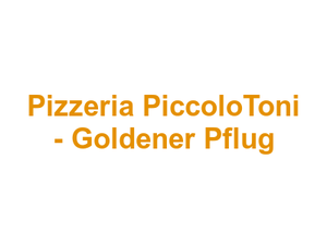 Pizzeria PiccoloToni - Goldener Pflug Logo