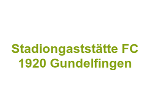 Stadiongaststätte FC 1920 Gundelfingen Logo