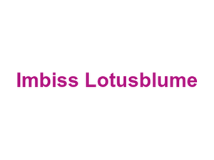 Imbiss Lotusblume Logo
