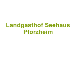 Landgasthof Seehaus Pforzheim Logo