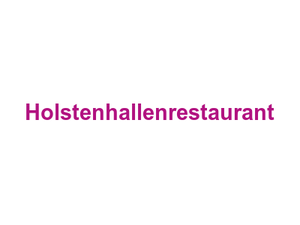 Holstenhallenrestaurant Logo