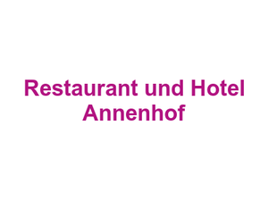 Restaurant und Hotel Annenhof Logo