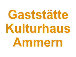 Gaststätte Kulturhaus Ammern Logo