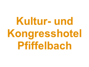 Kultur- und Kongresshotel Pfiffelbach Logo