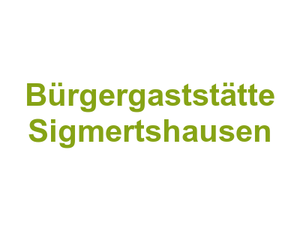Bürgergaststätte Sigmertshausen Logo