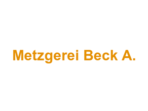 Metzgerei Beck A. Logo