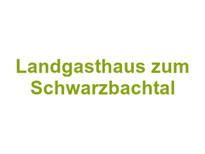 Landgasthaus zum Schwarzbachtal Logo
