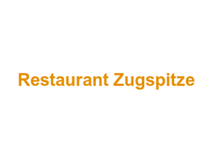 Restaurant Zugspitze Logo