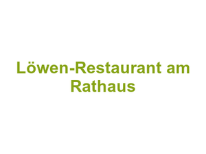 Löwen-Restaurant am Rathaus Logo