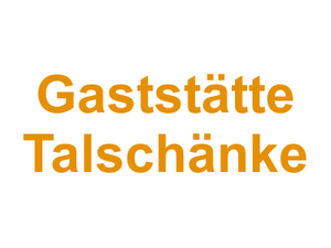 Gaststätte Talschänke Logo