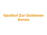 Gasthof Zur Goldenen Sonne Logo