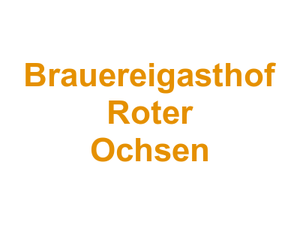 Brauereigasthof Roter Ochsen Logo