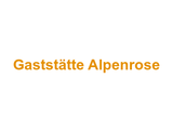Gaststätte Alpenrose Logo