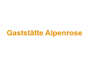 Gaststätte Alpenrose Logo