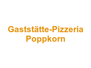Gaststätte-Pizzeria Poppkorn Logo