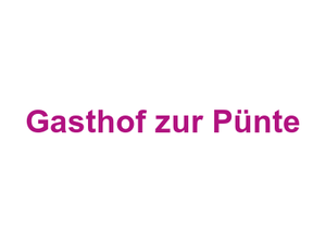 Gasthof zur Pünte Logo