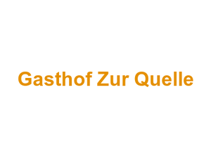 Gasthof Zur Quelle Logo