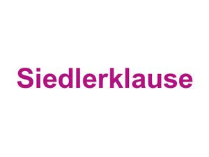 Siedlerklause Logo