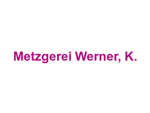 Metzgerei Werner, K. Logo