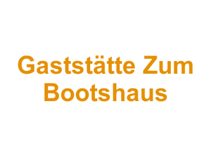 Gaststätte Zum Bootshaus Logo