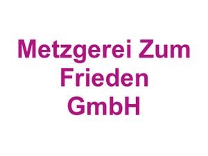 Metzgerei Zum Frieden GmbH Logo