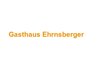 Gasthaus Ehrnsberger Logo