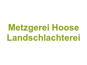 Metzgerei Hoose Landschlachterei Logo