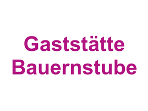 Gaststätte Bauernstube Logo