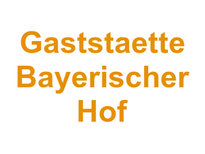 Gaststaette Bayerischer Hof Logo