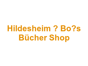Metzgerei Bücher Hildesheim – Bos Bücher Shop Logo
