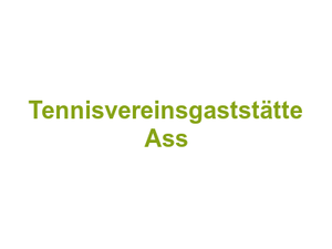 Tennisvereinsgaststätte "Ass" Logo
