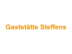 Gaststätte Steffens Logo